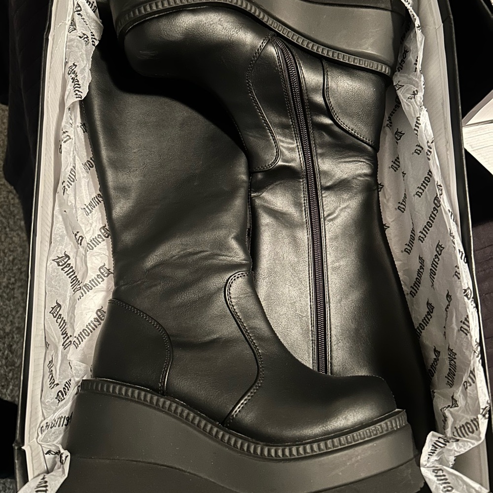 Black Platform Boots